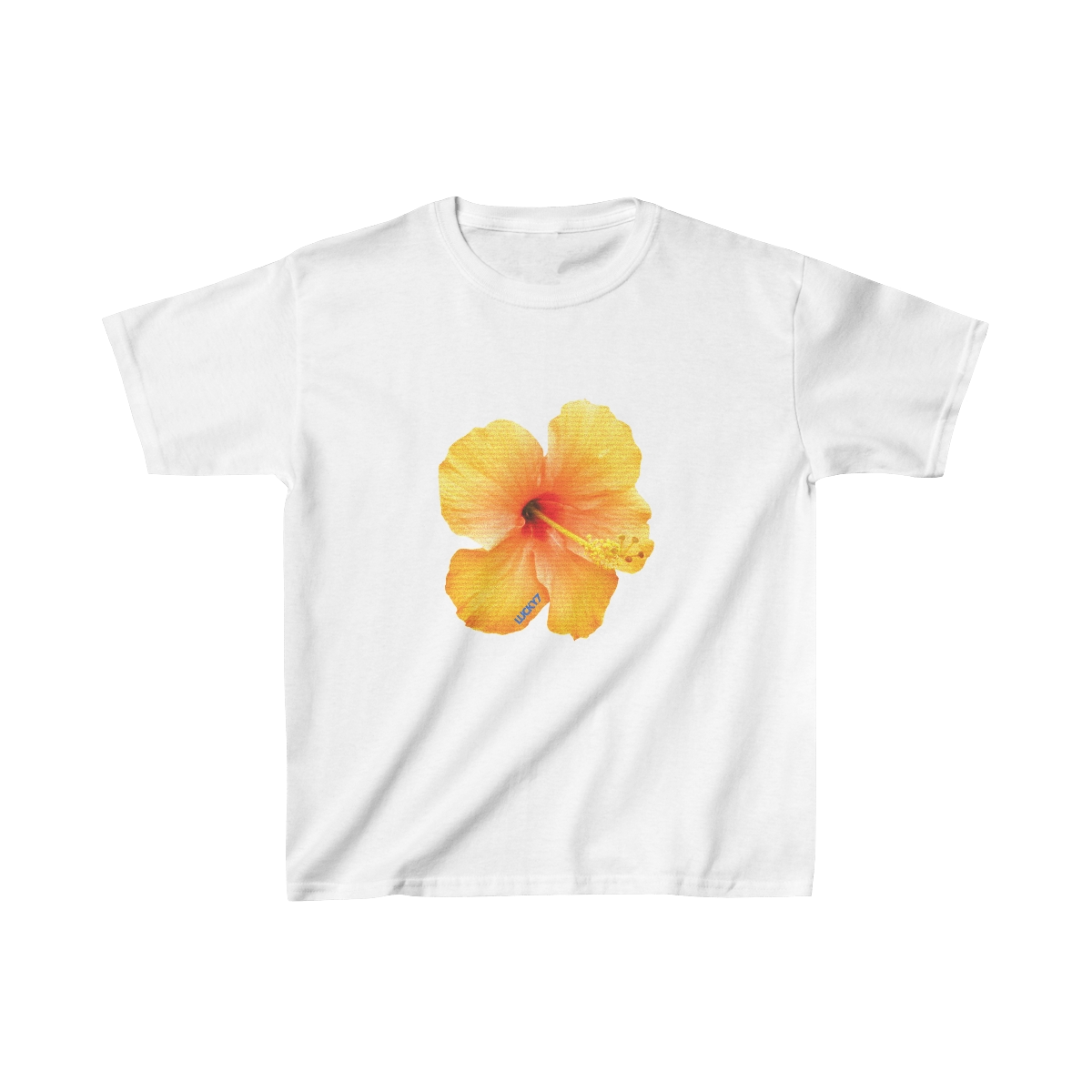 Yellow Hibiscus Baby Tee