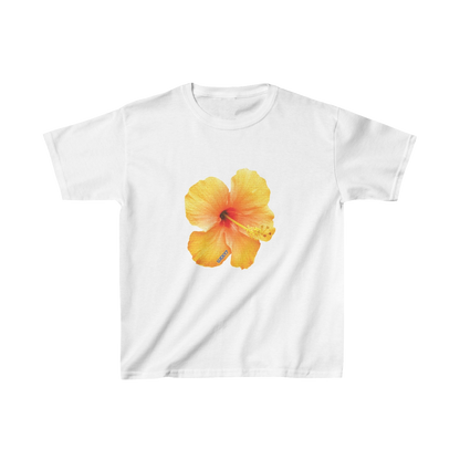 Yellow Hibiscus Baby Tee