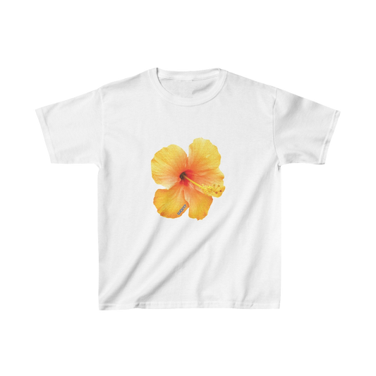 Yellow Hibiscus Baby Tee