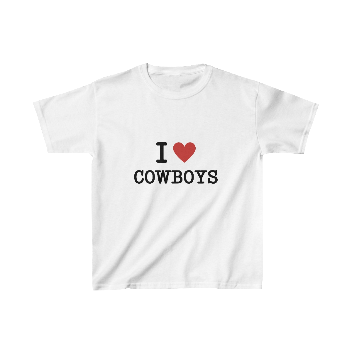 I LOVE COWBOYS Baby Tee