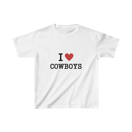 I LOVE COWBOYS Baby Tee